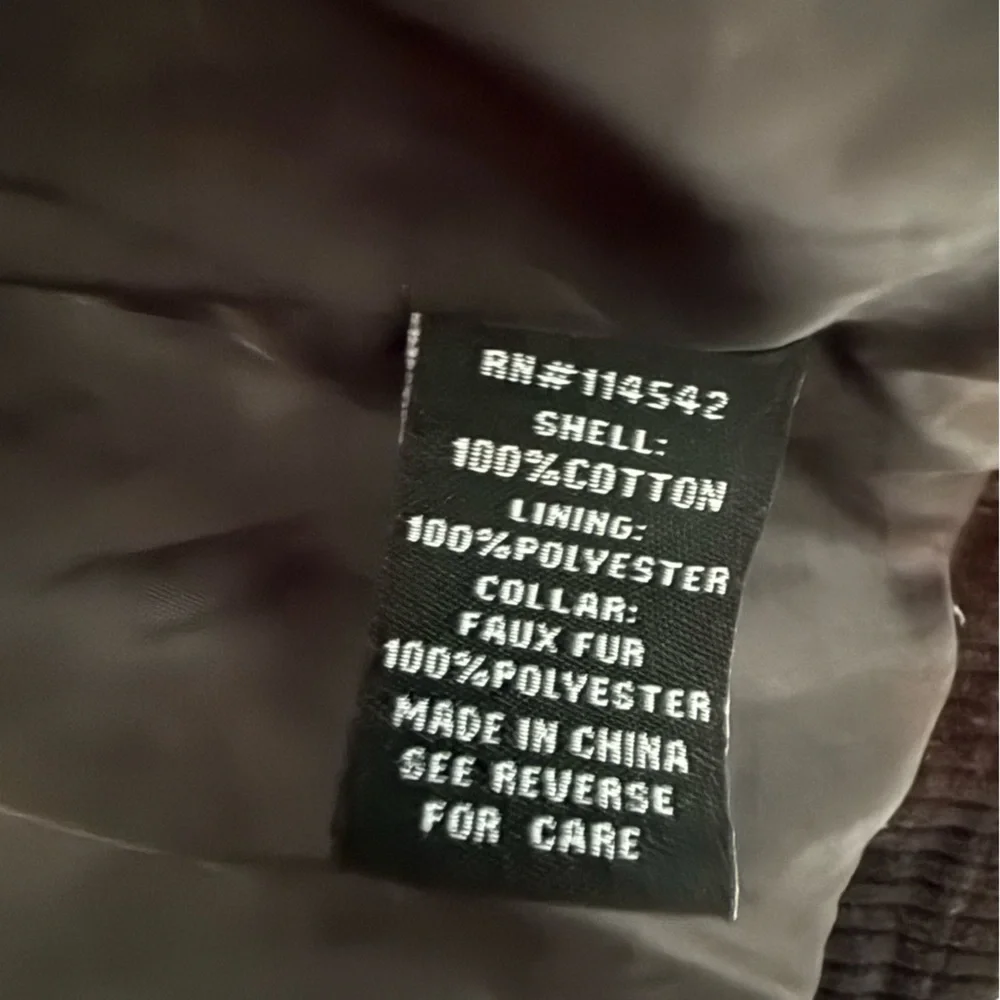 Jou Jou Black Corduroy Utility Jacket Timeless Style - Picture 7 of 8